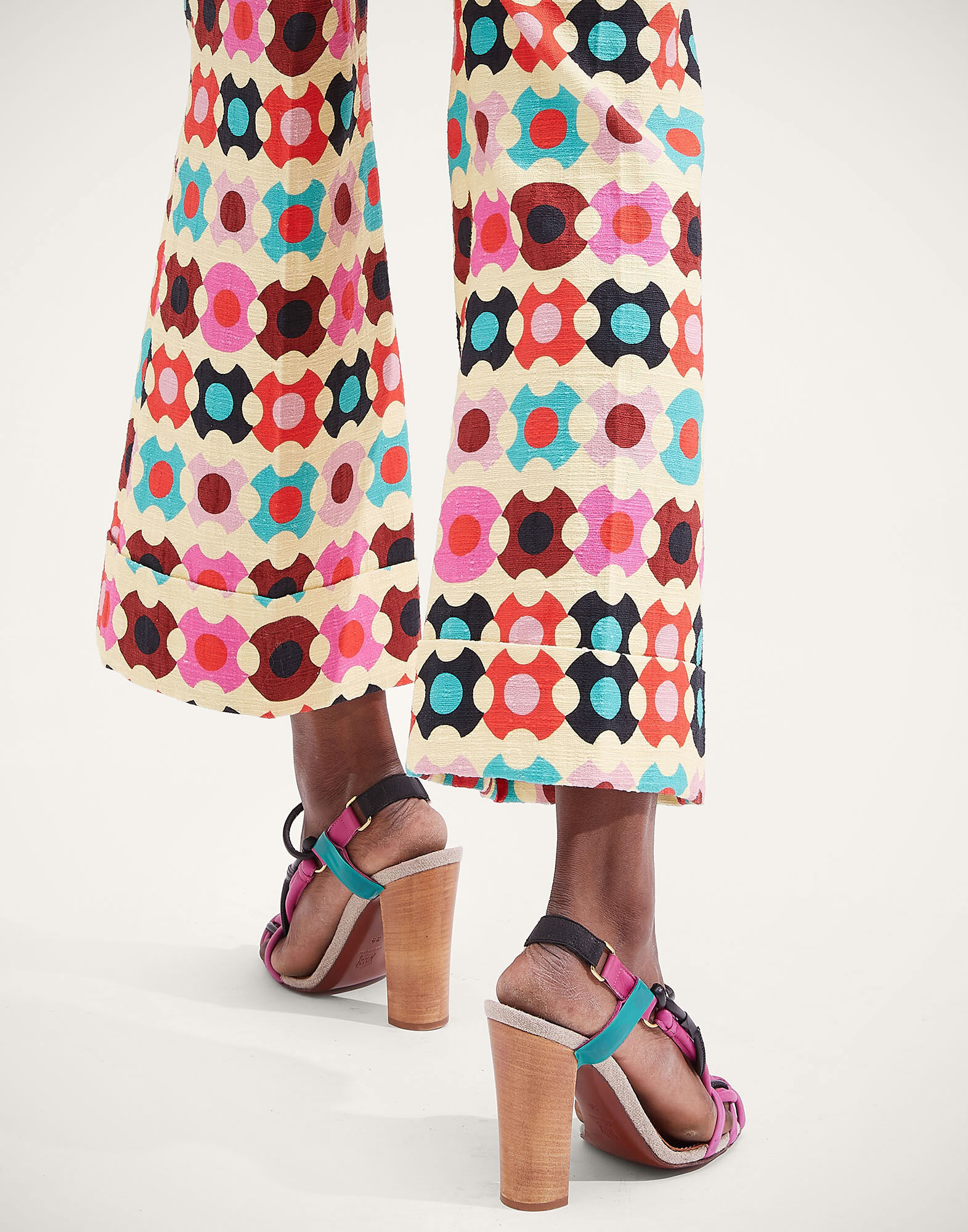 Hendrix Pants La DoubleJ: Groovy Dot Giallo ldj-babe-sonya-woodros