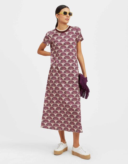 Sporty Swing Dress La DoubleJ: Fans Purple Sporty Swing Dress La DoubleJ: Fans Purple DRE0247JER002