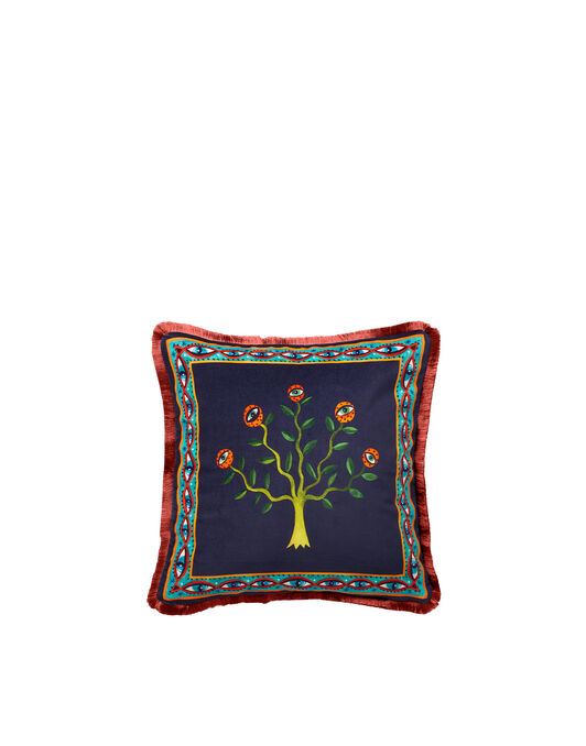 Velvet Cushion (48X48) La DoubleJ: Eye Vines CUS0012VEL001