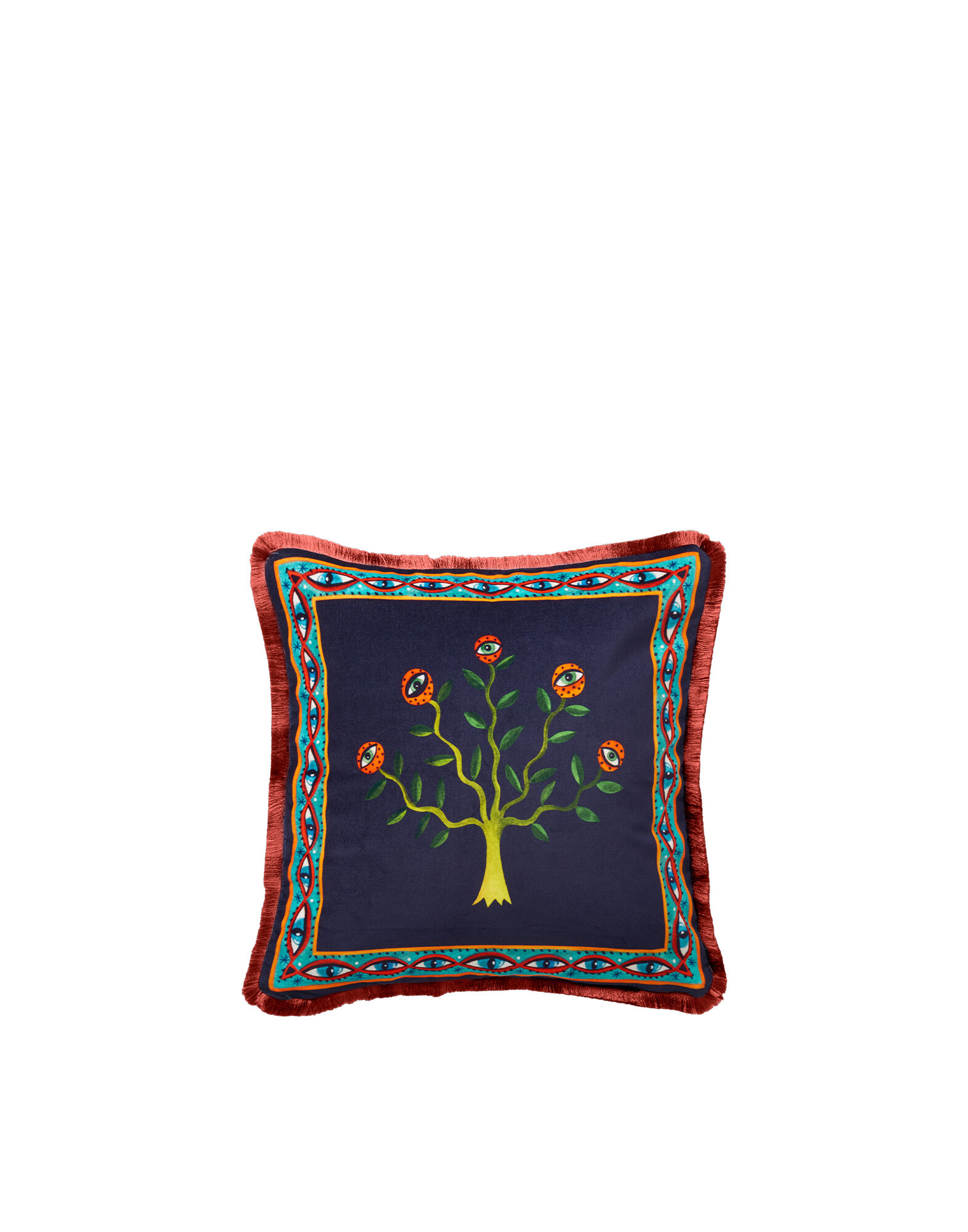 Velvet Cushion (48X48) La DoubleJ: Eye Vines CUS0012VEL001