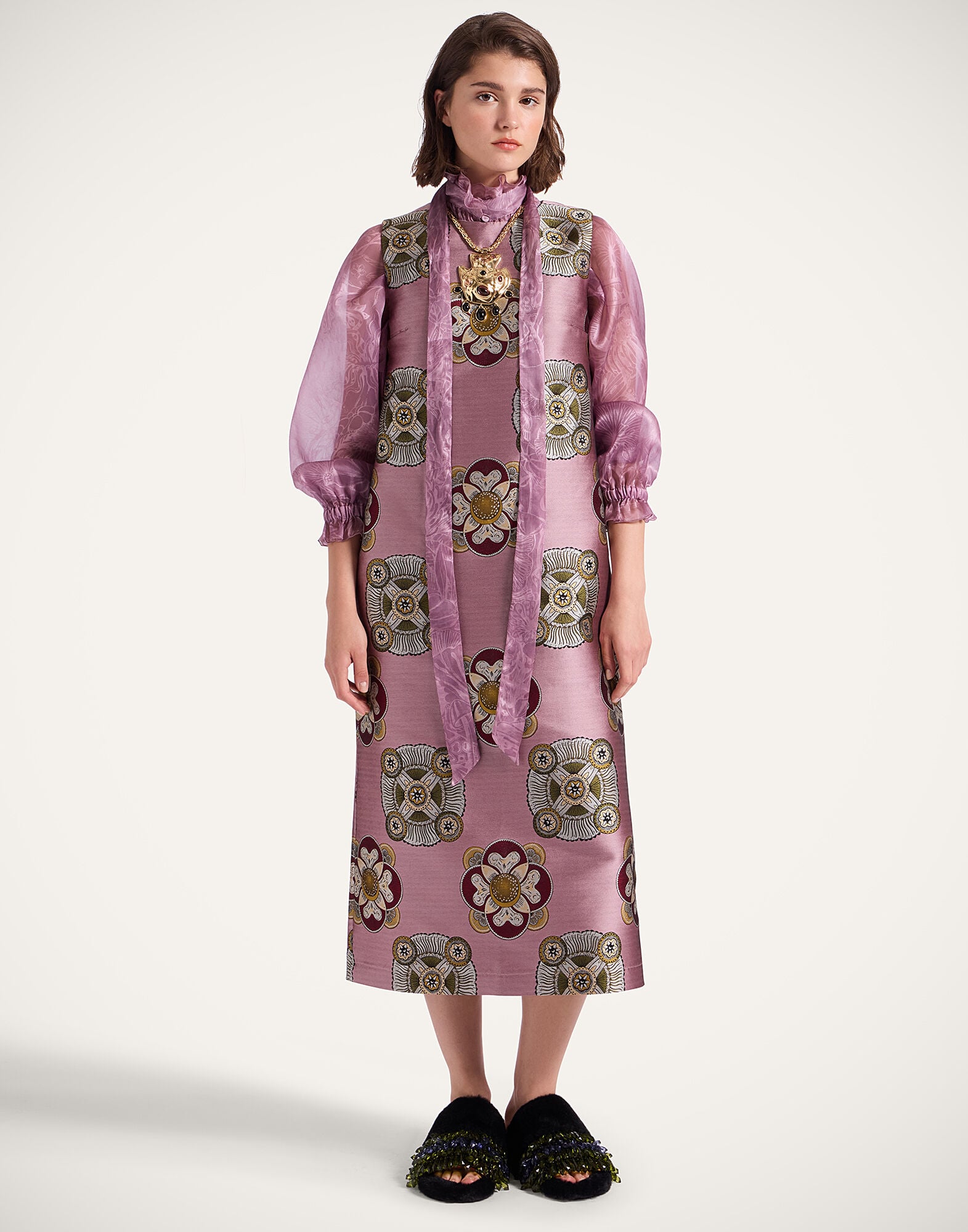 Column Dress La DoubleJ: Nucleus Dusty Pink Column Dress La DoubleJ: Nucleus Dusty Pink DRE0389JCQ114