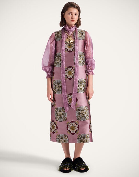Column Dress La DoubleJ: Nucleus Dusty Pink Column Dress La DoubleJ: Nucleus Dusty Pink DRE0389JCQ114