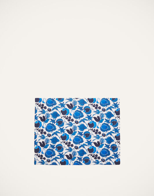 Placemat Set Of 2 La DoubleJ: Wildbird Blu Small Placemat Set Of 2 La DoubleJ: Wildbird Blu Small TBM0001LIN005
