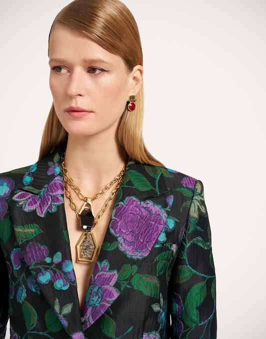 24/7 Jacket Bis La DoubleJ: Botanical Black JAC0063JCQ144