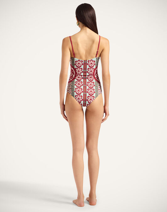 Elle Swimsuit La DoubleJ: Pagoda Placée Rust Elle Swimsuit La DoubleJ: Pagoda Placée Rust SWI0055LYC006