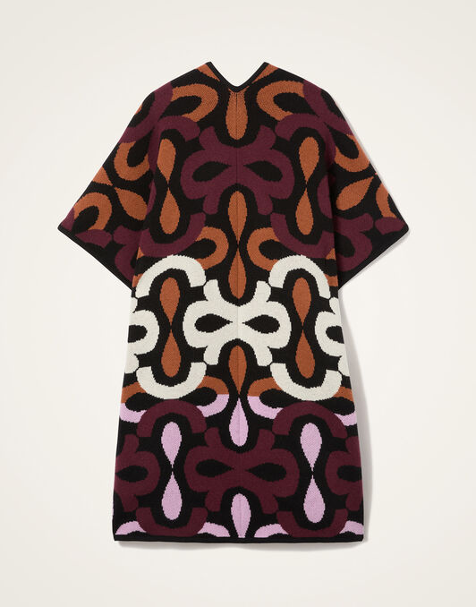 Maiolika Robe La DoubleJ: Multicolor Burgundy Maiolika Robe La DoubleJ: Multicolor Burgundy SCA0090KNI184