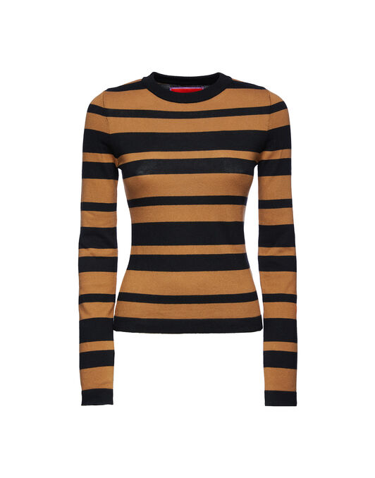 Crew Top La DoubleJ: Multicor Nero PUL0118KNI075
