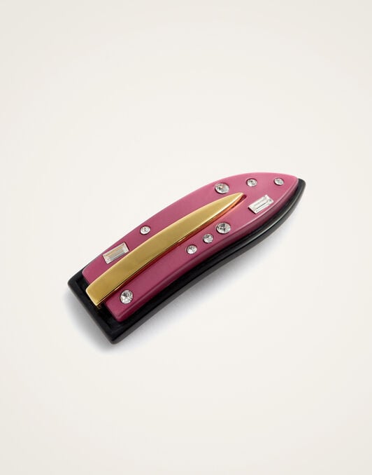 Jazzy Salon Clip La DoubleJ: Solid Purple CLI0001POL008
