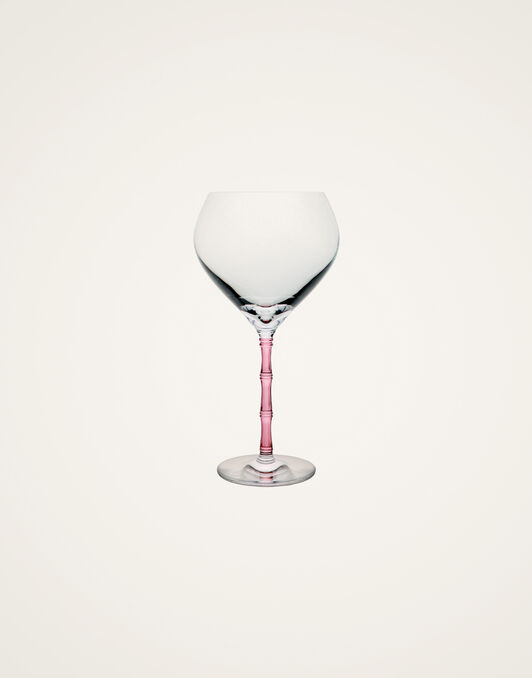 Bamboo Balloon Glasses Set Of 2 La DoubleJ: Solid Pink GLA0049GLS002