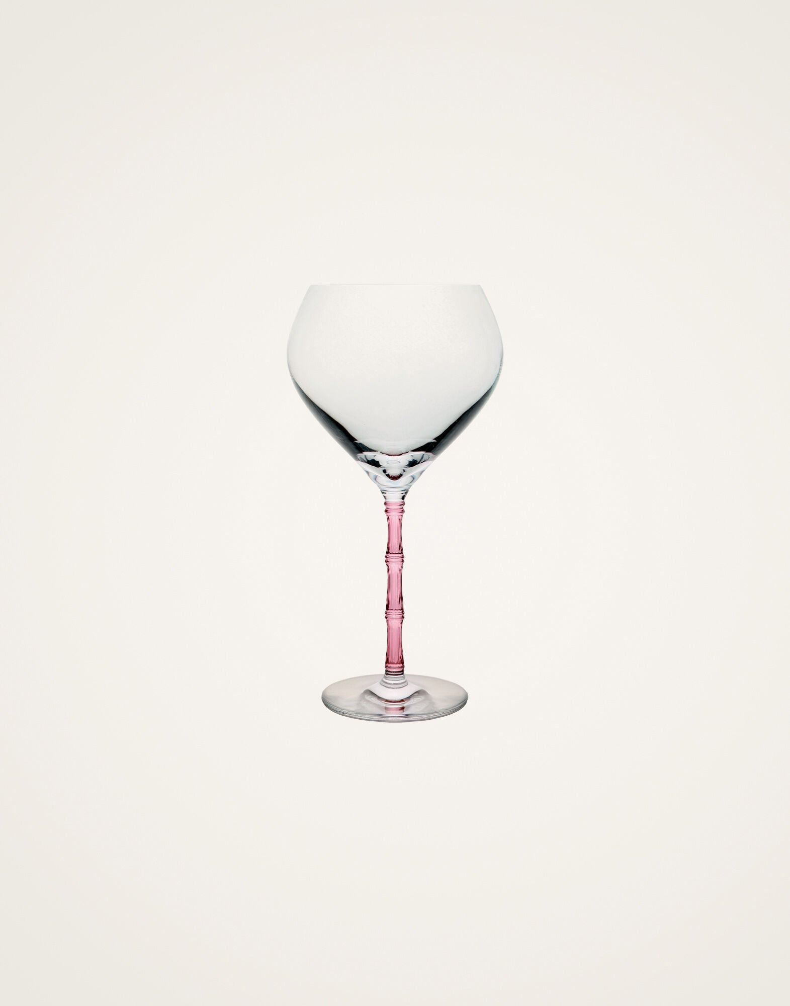 Bamboo Balloon Glasses Set Of 2 La DoubleJ: Solid Pink GLA0049GLS002