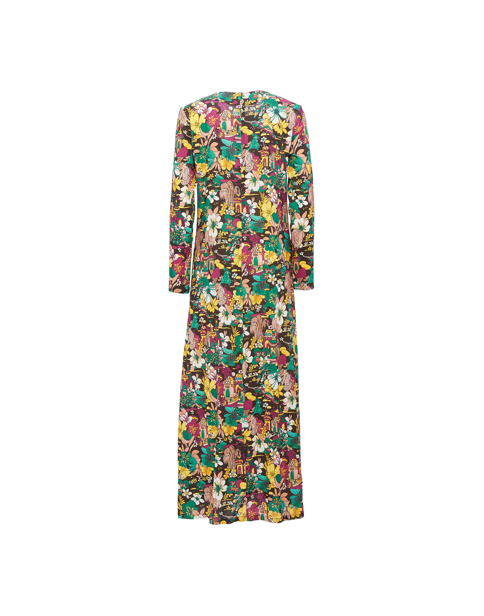 Long Sleeve Swing Dress La DoubleJ: Temples Long Sleeve Swing Dress La DoubleJ: Temples DRE0184VIS001