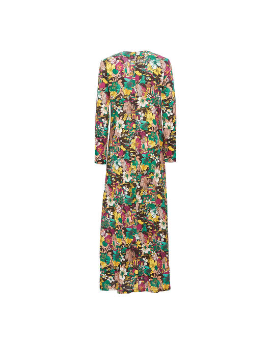 Long Sleeve Swing Dress La DoubleJ: Temples Long Sleeve Swing Dress La DoubleJ: Temples DRE0184VIS001