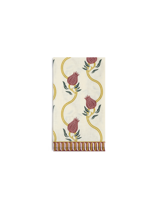 Large Napkins Set of 2 La DoubleJ: Melograno Placée Ivory NAP0017LIN015