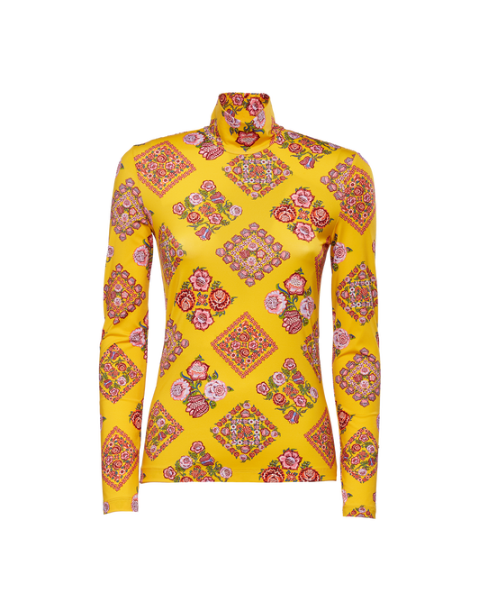 Turtleneck La DoubleJ: Cowgirl Giallo SHI0030JER005