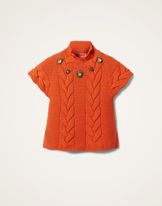 Portrait Top La DoubleJ: Solid Rust PUL0204KNI120