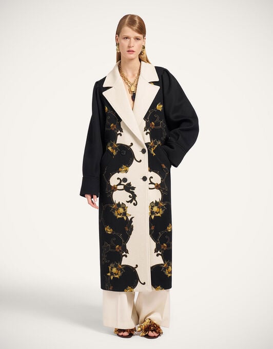 Victoria Coat La DoubleJ: Buttercup Placée Black Victoria Coat La DoubleJ: Buttercup Placée Black JAC0207PLA003