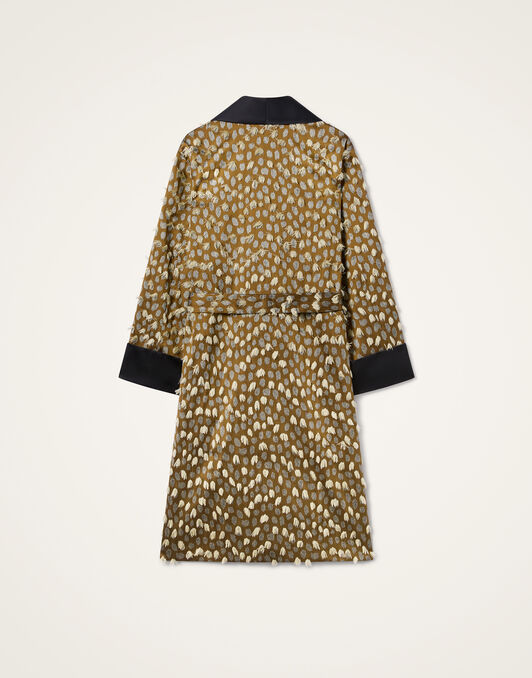 Boudoir Coat La DoubleJ: Spots Caramel JAC0219JCQ155
