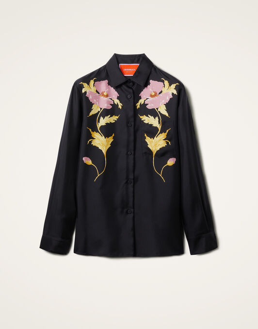 Boy Shirt La DoubleJ: Sylph Placée Black Boy Shirt La DoubleJ: Sylph Placée Black SHI0040SIL001