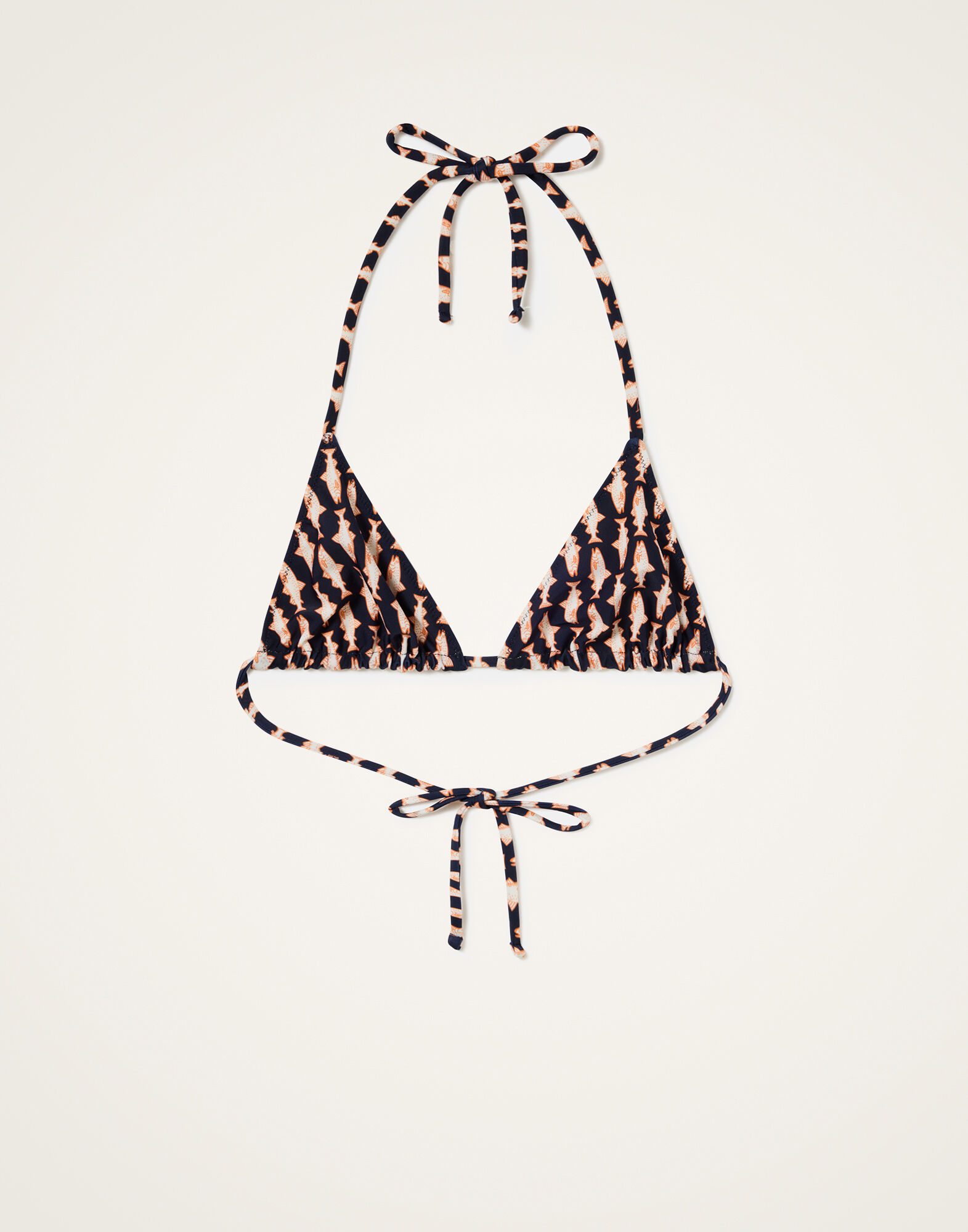 Triangle Bikini Top La DoubleJ: Pesciolini Blue Triangle Bikini Top La DoubleJ: Pesciolini Blue SWI0003LYC001