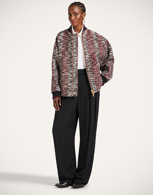 Brooklyn Bomber La DoubleJ: Multicolor Red & Black JAC0128WOL030