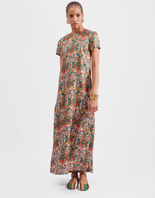 Swing Dress La DoubleJ: Corte White Swing Dress La DoubleJ: Corte White DRE0001SIL001