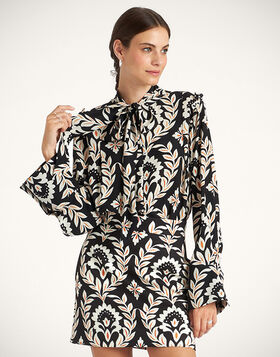 Ascot Shirt La DoubleJ: Ghirlanda Black SHI0080CRE001