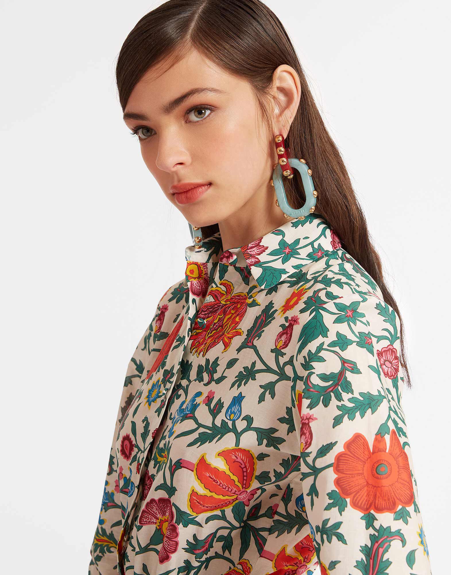 Bellini Dress La DoubleJ: Dragonflower Mini Multicolor Bellini Dress La DoubleJ: Dragonflower Mini Multicolor DRE0016COT003