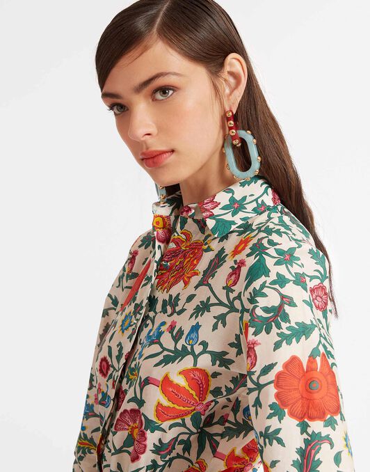 Bellini Dress La DoubleJ: Dragonflower Mini Multicolor Bellini Dress La DoubleJ: Dragonflower Mini Multicolor DRE0016COT003