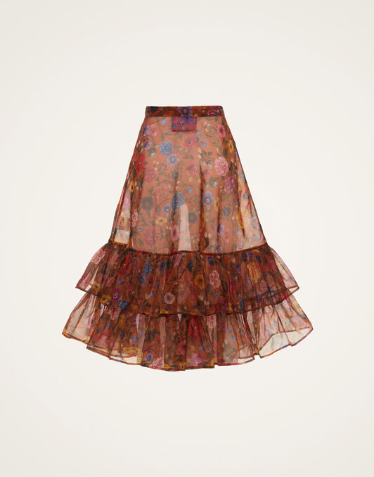 Charlotte Skirt La DoubleJ: Botticelli Rust Charlotte Skirt La DoubleJ: Botticelli Rust SKI0131ORG001