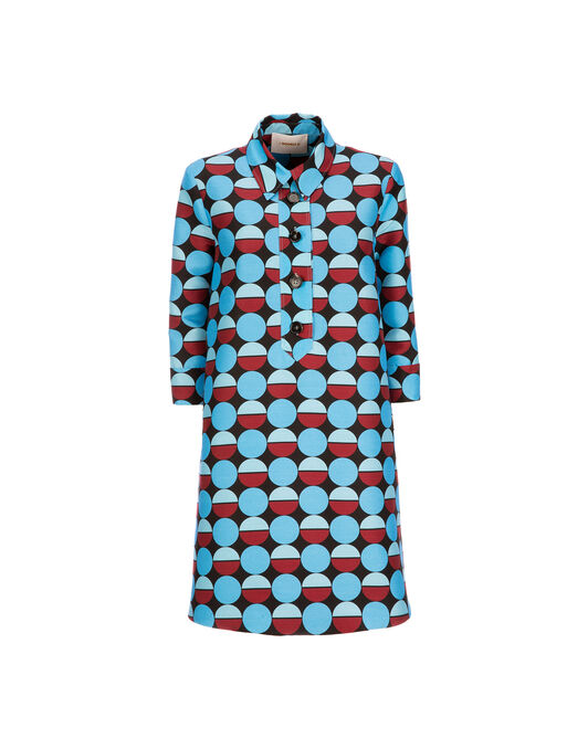 Short Artemis Dress LaDoubleJ: Sfere Azzurro DRE0180CAD001