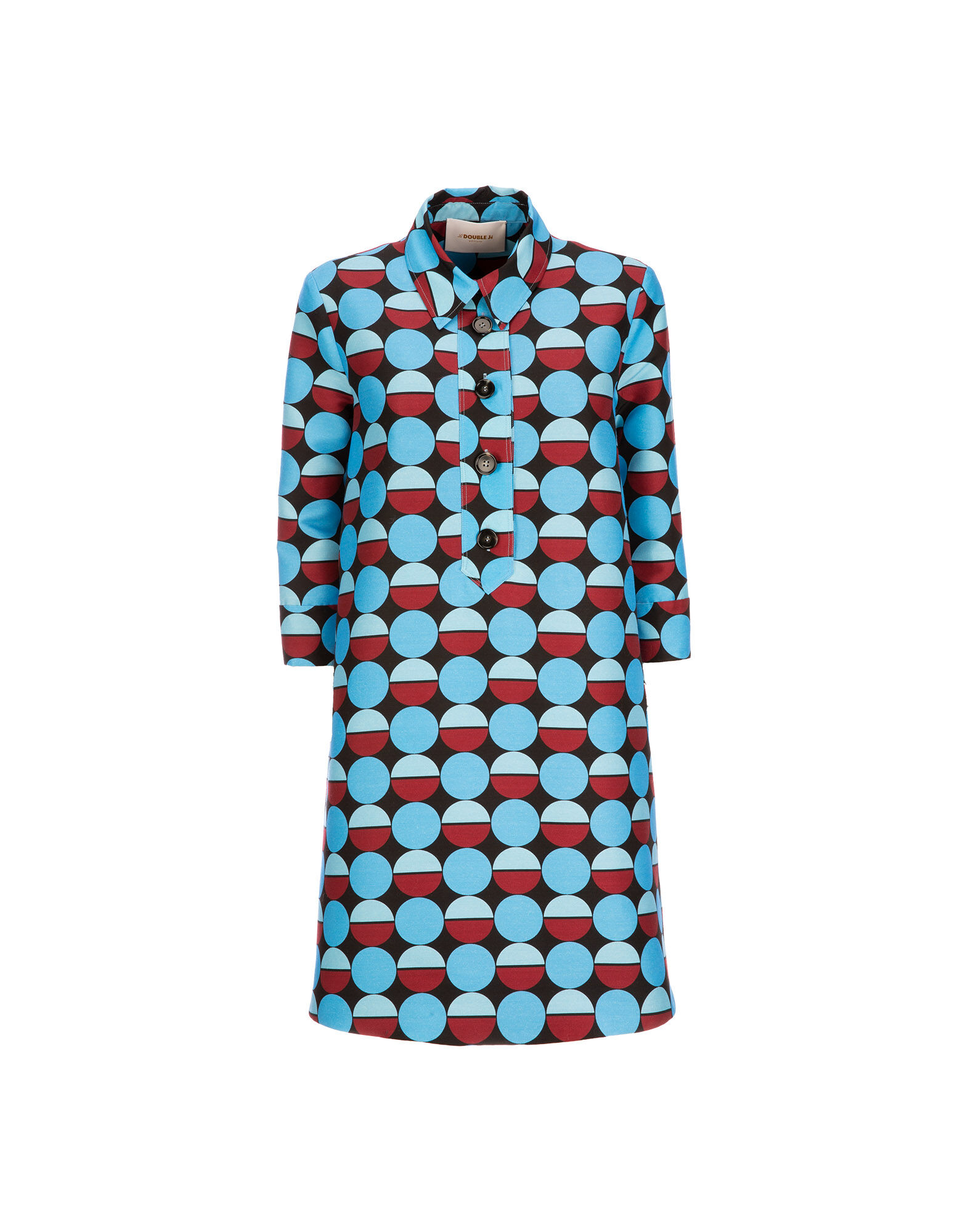 Short Artemis Dress LaDoubleJ: Sfere Azzurro DRE0180CAD001