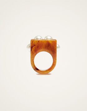Nefertiti Ring La DoubleJ: Solid Rust RIN0007POL007