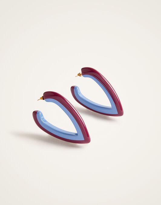 Dew Earrings Bicolor La DoubleJ: Bicolor Light Blue & Purple Dew Earrings Bicolor La DoubleJ: Bicolor Light Blue & Purple EAR0056POL008