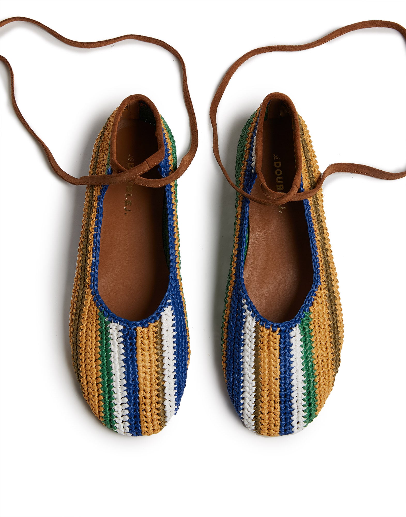 Ballerina Flats La DoubleJ: Multicolor Blu Ballerina Flats La DoubleJ: Multicolor Blu SHO0077FOD001
