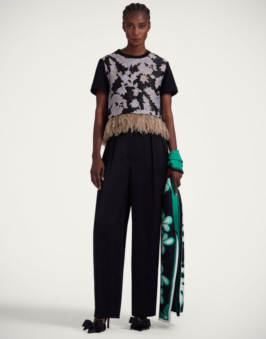 La Scala Tee La DoubleJ: Lark Black La Scala Tee La DoubleJ: Lark Black TSH0041JCQ099