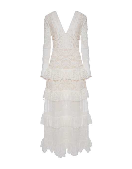 Footloose Lacey Dress La DoubleJ: White Footloose Lacey Dress La DoubleJ: White DRE0626EMB028