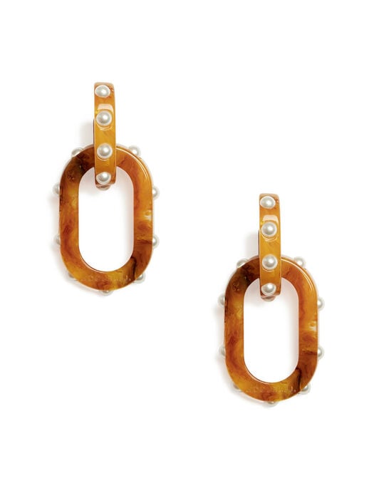 Nefertiti Double Earrings La DoubleJ: Solid Rust EAR0041POL007
