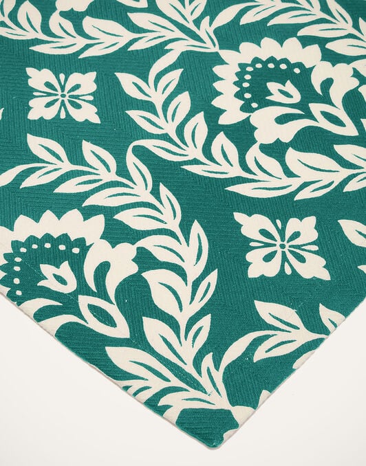 Herringbone Runner La DoubleJ: Green Garland RUN0001COT040