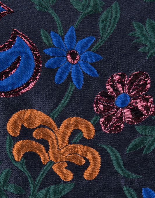 Peasant Dress LaDoubleJ: Dragonflower Lurex fw18_look_23