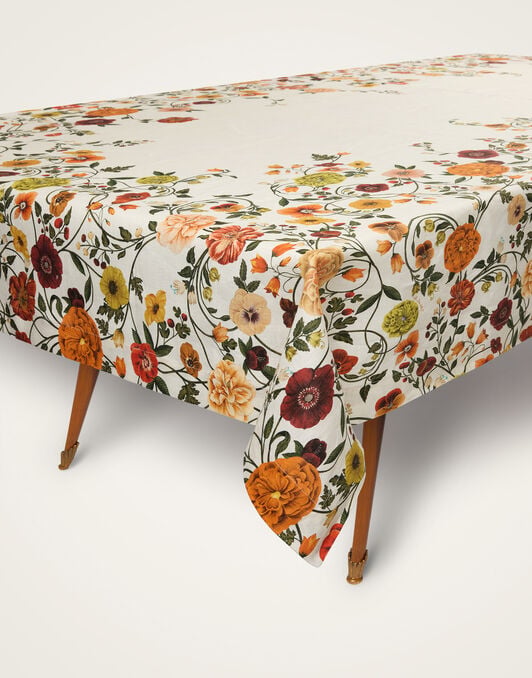 Large Tablecloth La DoubleJ: Botticelli Placée Multicolor TBC0018LIN008