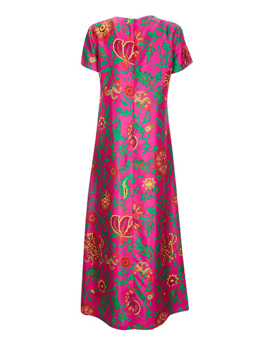 Swing Dress La DoubleJ: Dragon Flower Fucsia Swing Dress LaDoubleJ: Dragon Flower Fucsia DRE0001SIL001