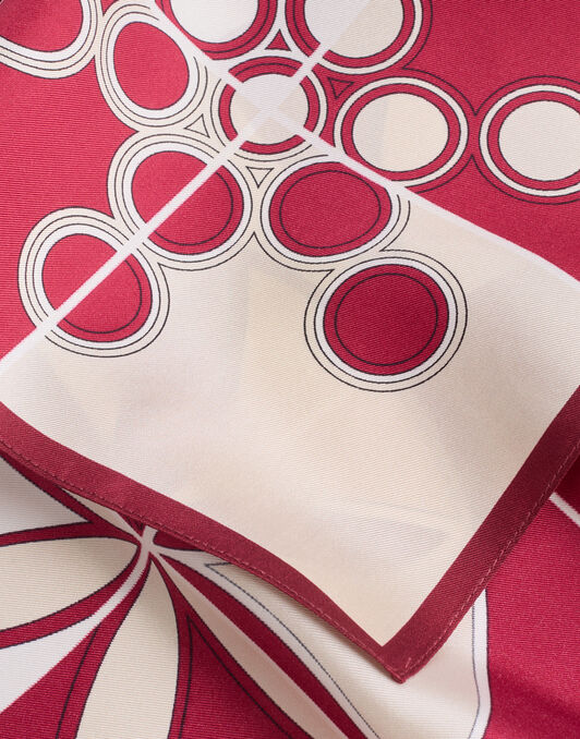 Foulard 45 La DoubleJ: Eclipse Burgundy Foulard 45 La DoubleJ: Eclipse Burgundy SCA0065SIL001