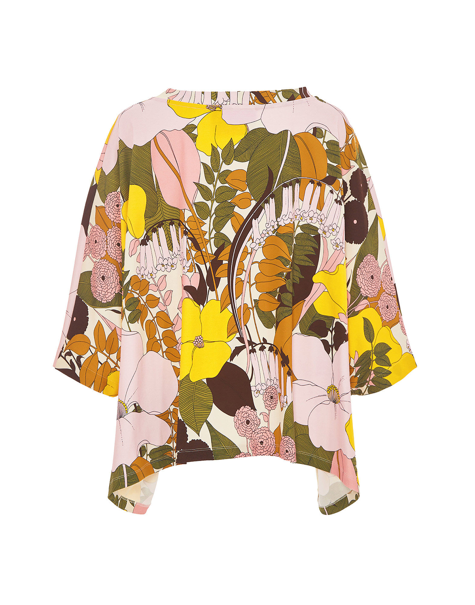 Meditation Poncho La DoubleJ: Big Flower Rose Meditation Poncho La DoubleJ: Big Flower Rose TOP0055INT001