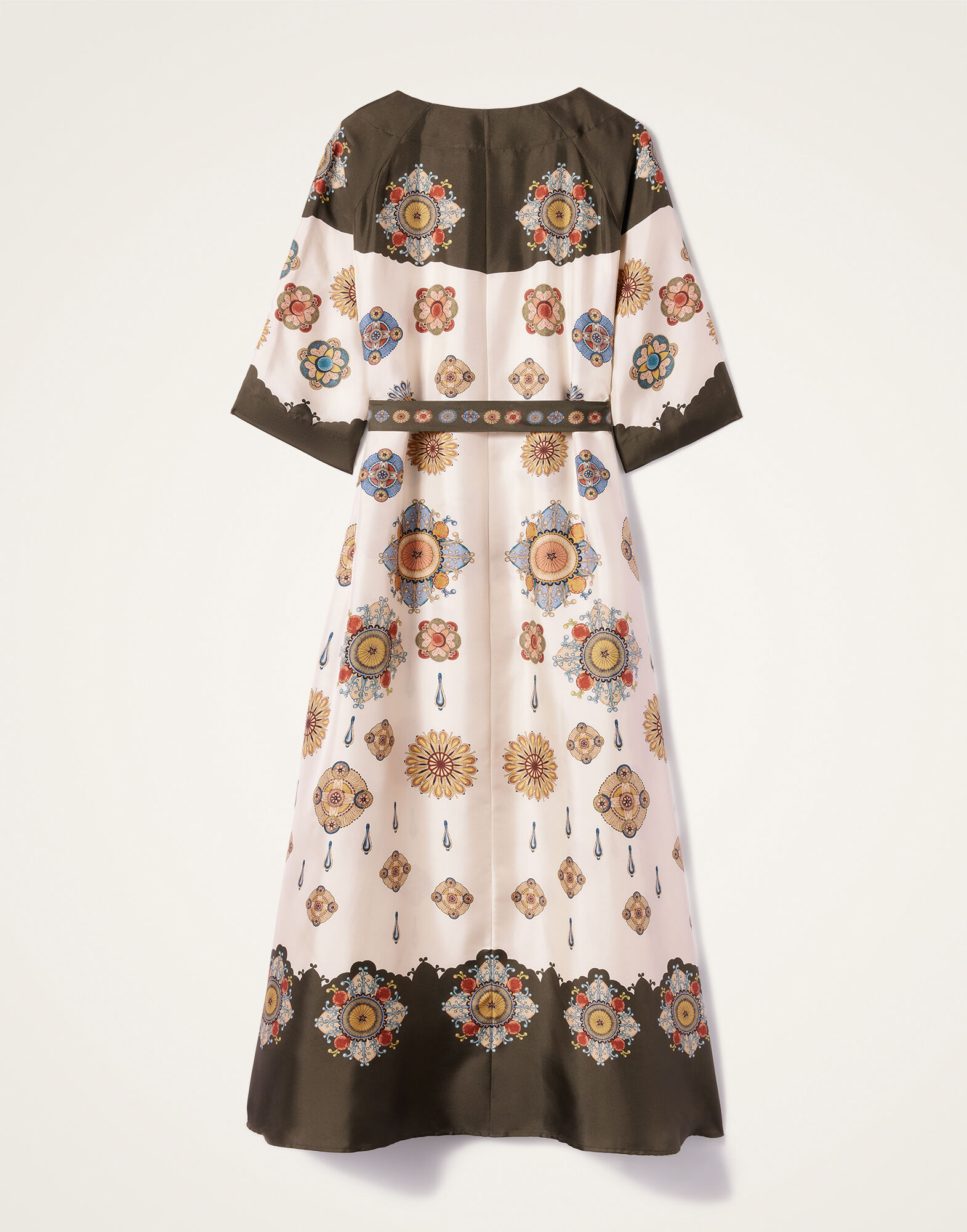 Muumuu Dress Round Neck La DoubleJ: Nucleus Placée Off White Muumuu Dress Round Neck La DoubleJ: Nucleus Placée Off White DRE0574SIL001