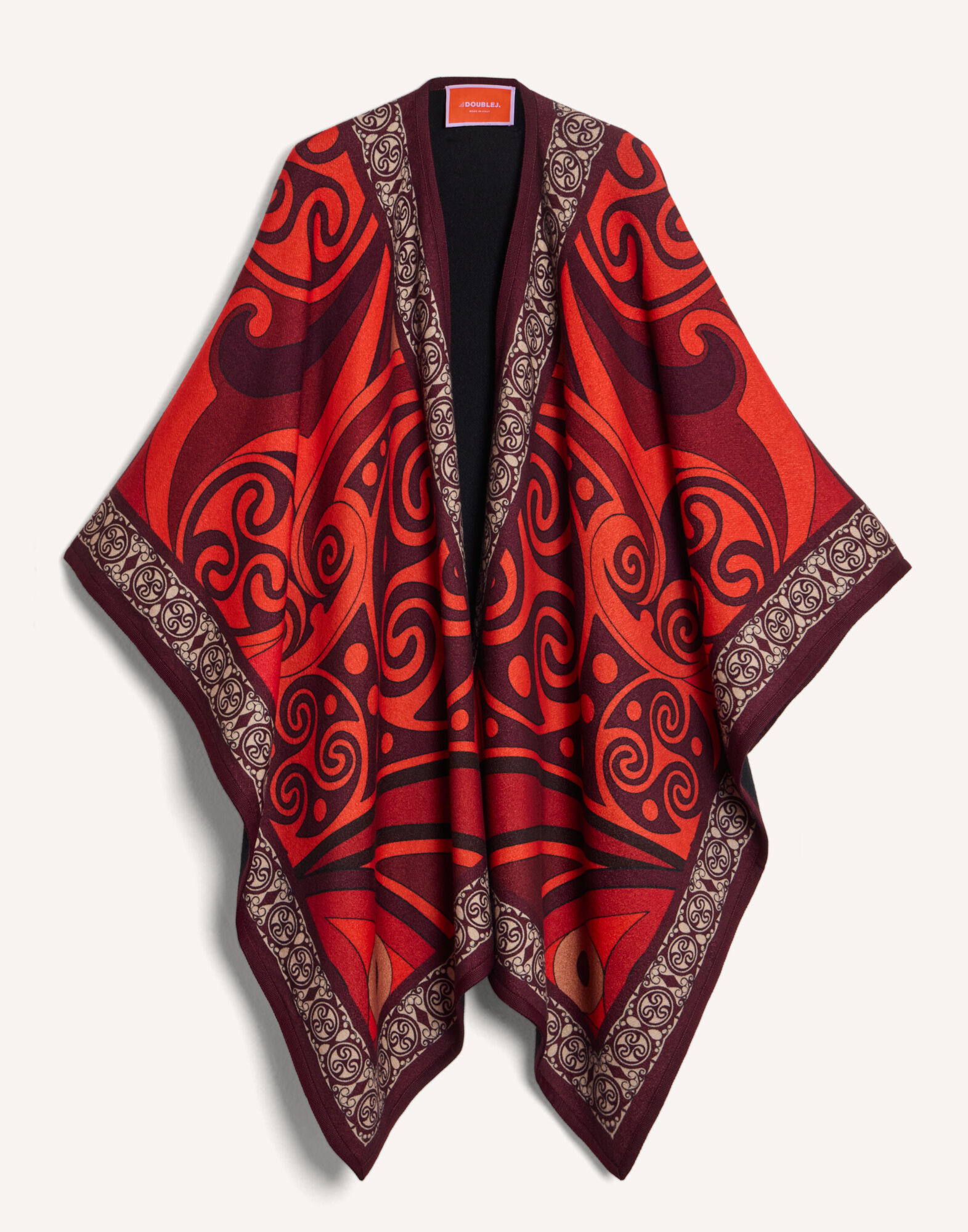 Soul Poncho La DoubleJ: Alchemy Placée Dark Red Soul Poncho La DoubleJ: Alchemy Placée Dark Red SCA0047PLA003