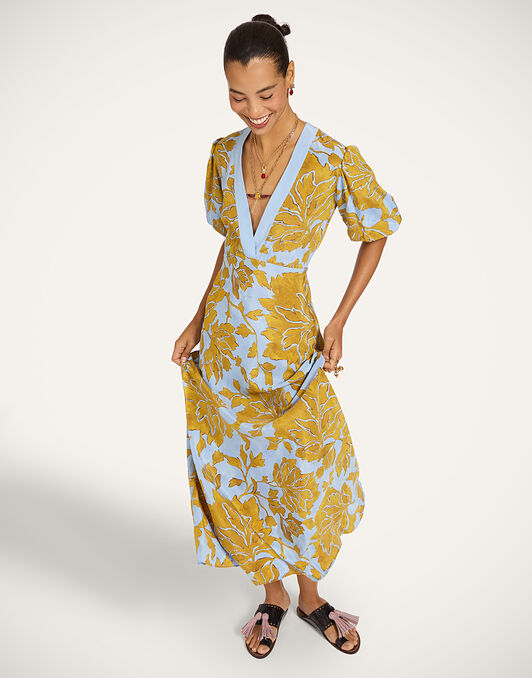 Marlene Dress La DoubleJ: Tangle Light Blue DRE0927CRE001