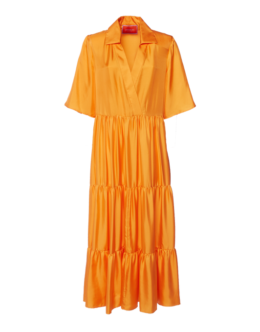 The J Dress La DoubleJ: Solid Orange DRE0435SIL001