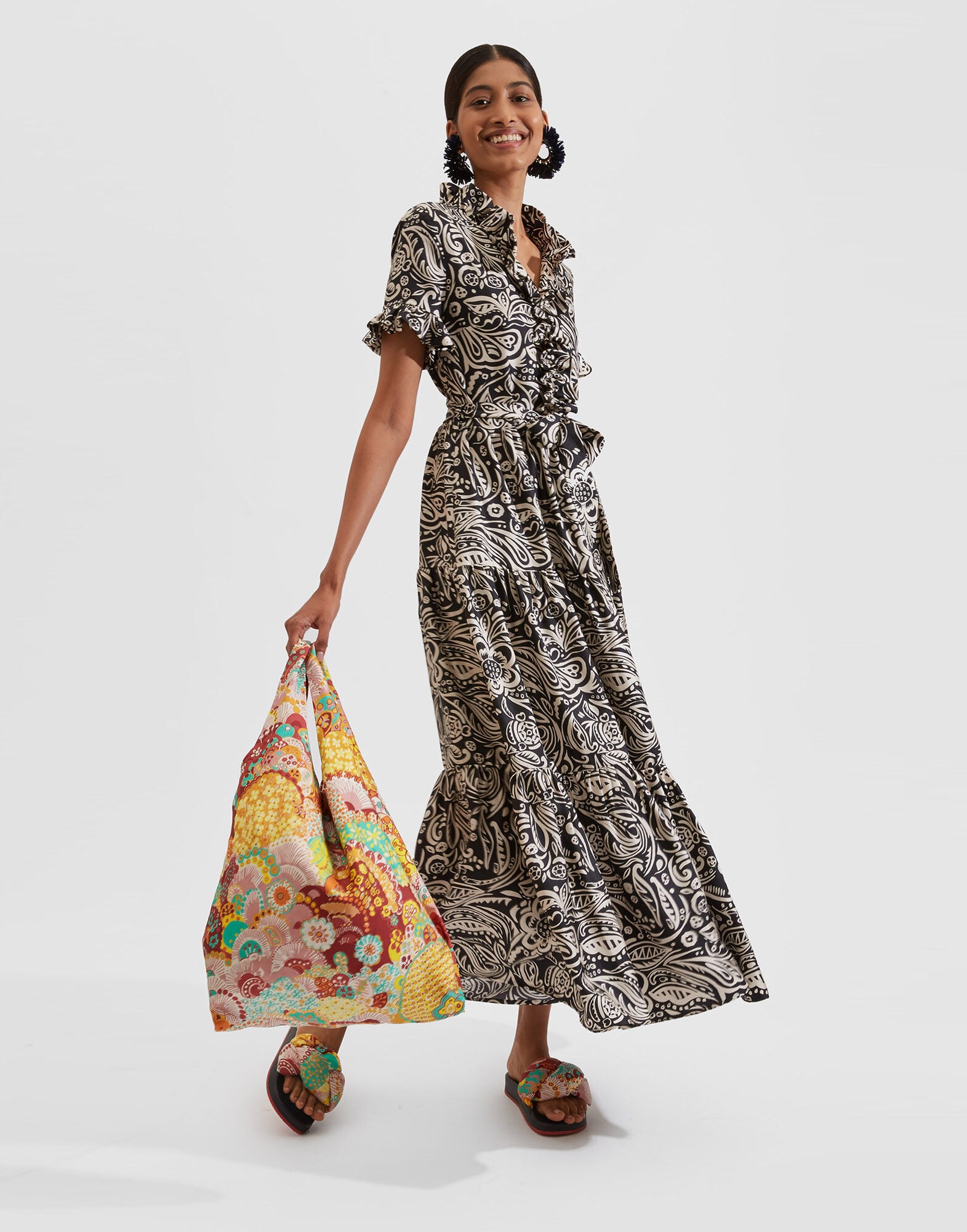 Long And Sassy Dress La DoubleJ: Fauve Long And Sassy Dress La DoubleJ: Fauve DRE0017SIL001