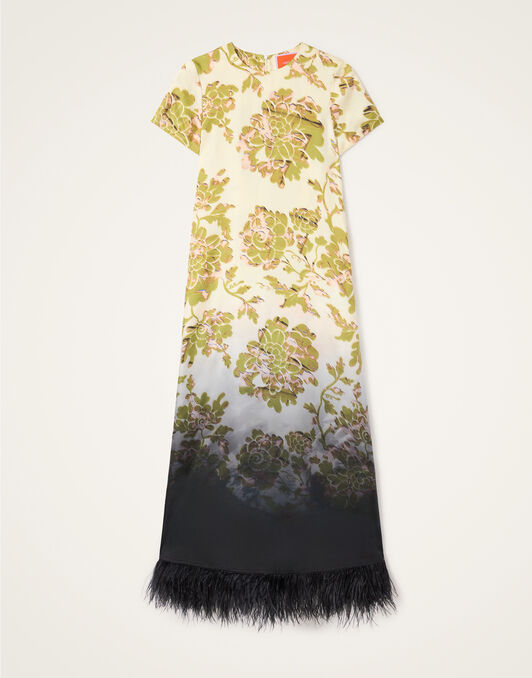Swing Dress La DoubleJ: Oasis Ombré Placée Green & Black Swing Dress La DoubleJ: Oasis Ombré Placée Green & Black DRE0316SIL001