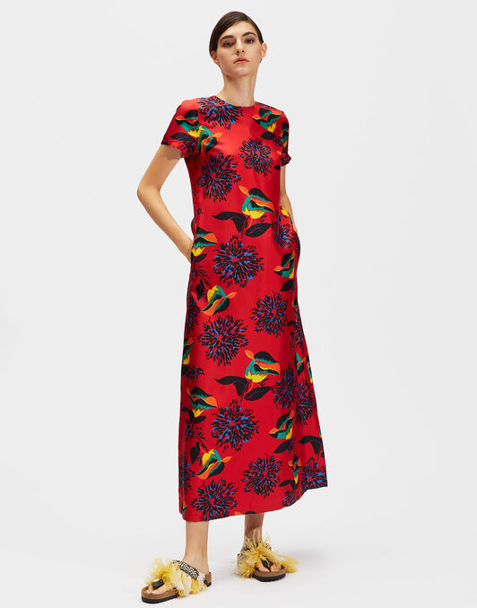 Swing Dress La DoubleJ: Parrot Swing Dress LaDoubleJ: Parrot DRE0001SIL001